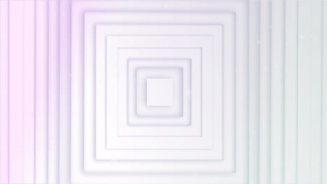 Animation-of-white-shapes-moving-on-white-background