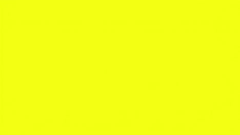 Animation-of-red-pattern-moving-on-yellow-background
