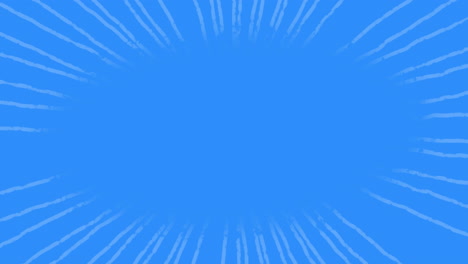 Animation-of-moving-white-lines-on-blue-background