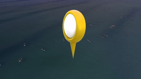 Animation-of-tag-over-boats-on-sea