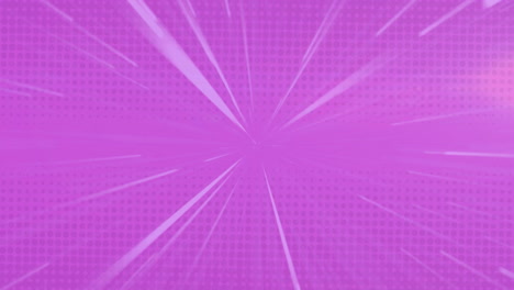 Animation-of-white-lines-moving-on-pink-background