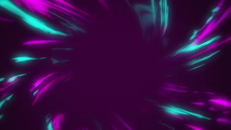 Animation-of-purple-trails-on-black-background