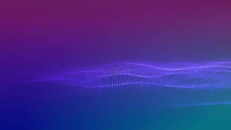 Animation-of-purple-shapes-and-spots-on-blue-background