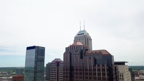 Birds-Flying-Downtown-Indianapolis-Sales-Force-Tower-and-Regions-Tower