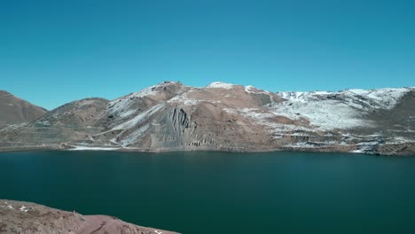 El-Yeso-reservoir,-country-of-Chile