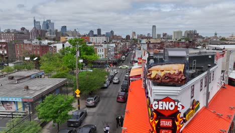 Geno's-famous-Philly-Cheesesteaks