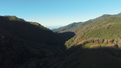 Atemberaubender-Yungas-Wald-In-Dieser-Drohnenaufnahme,-Während-Die-Drohne-Hochfliegt-Und-Die-Bergkette-Einfängt