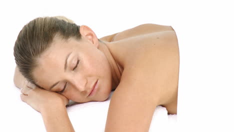 Woman-relaxed-having-a-massage-