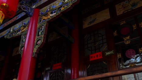 Chinese-woman-with-Qing-dynasty-traditional-costume-in-house-balcony