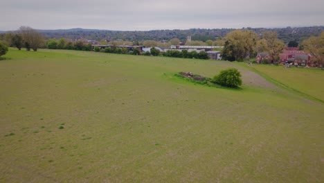 University-for-the-Creative-Arts-Farnham,-Surrey,-from-above