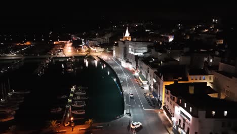 Seafront-and-Victoria-Marina-St-Peter-Port-Guernsey-at-night