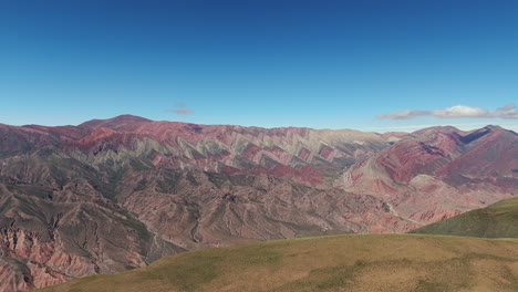 Aerial-rising-shot-of-the-UNESCO-world-heritage-site-at-the-hill-of-14-colors