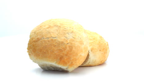 White-bread-rolls-rotating-