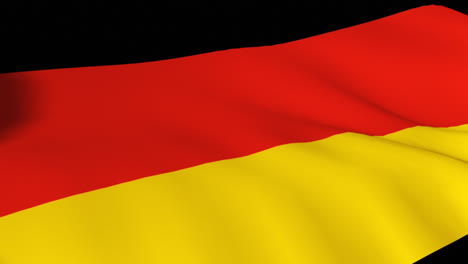 3D-Darstellung-Der-Deutschen-Flagge