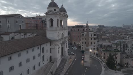 Spanische-Treppe-In-Rom-Vor-Sonnenaufgang