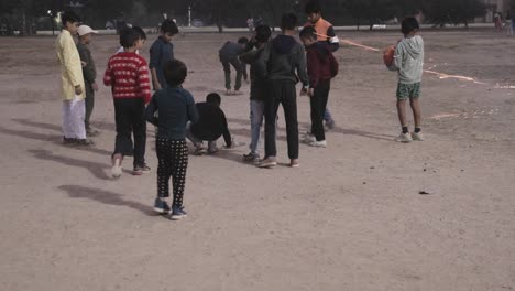 young-kids-enjoying-cracker-fireworks-during-the-Diwali-festival-celebration-at-morning-video-is-taken-at-jodhpur-rajasthan-india-on-Nov-20-2023