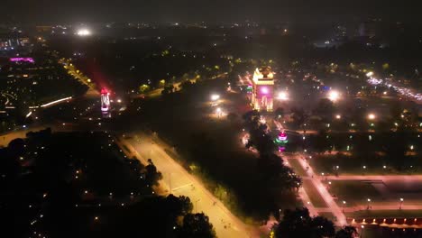 The-India-Gate-is-a-war-memorial-located-near-the-Kartavya-path-on-the-eastern-edge-of-the-"ceremonial-axis"-of-New-Delhi