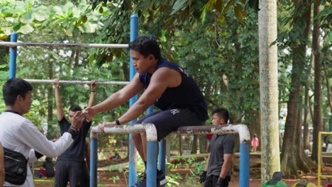 Entrenamiento-Deportivo-Atlético,-Fitness-Abdominal,-Ejercicio-Físico-Saludable