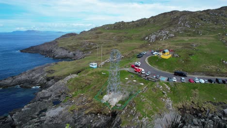 Irlands-Epische-Orte-Durnsey-Island-Cable-Car,-Irlands-Einzige-Cable-Car-Beara-Halbinsel-In-West-Cork