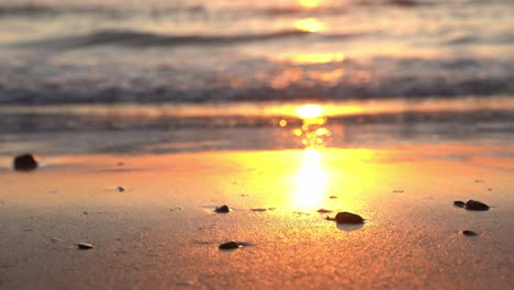 Slider-Aufnahme-Des-Sonnenuntergangs-über-Der-Nordsee