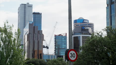 Skyline-Der-Stadt-Auckland,-CBD,-Neuseeland