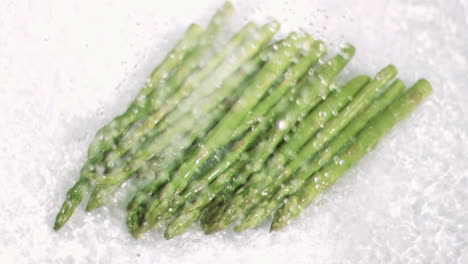 Water-raining-on-asparagus-in-super-slow-motion