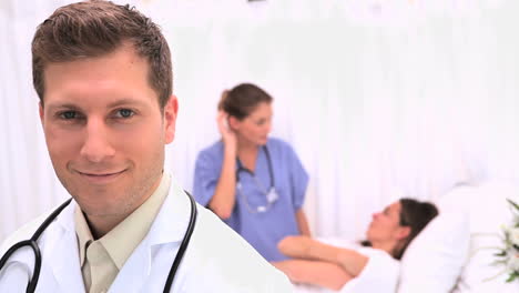 Surgeon-sitting-in-front-of-his-patient