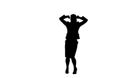 Silhouette-in-slow-motion-jumping-with-arms-raised