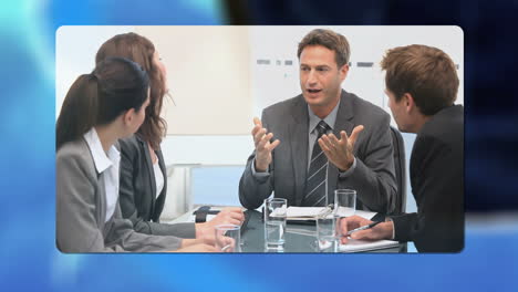 Montage-of-videos-showing-business-meetings-with-Earth-image-courtesy-of-Nasa.org