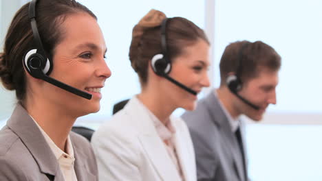 Happy-call-centre-agents-working