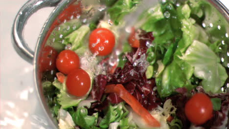 Salad-being-washed-in-super-slow-motion