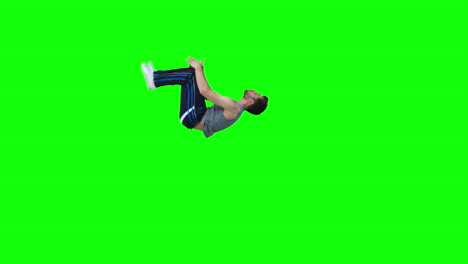 Man-in-slow-motion-performing-a-backflip