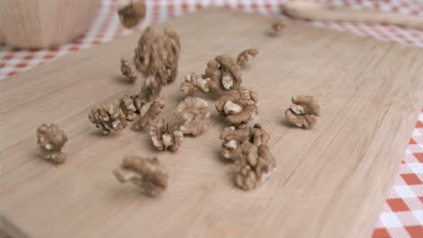 Walnut-kernels-falling-in-super-slow-motion