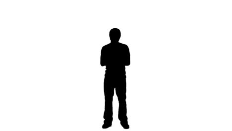 Silhouette-of-a-man-standing