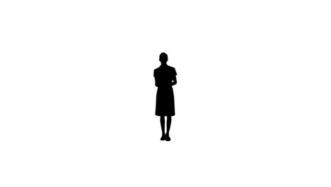 Silhouette-woman-giving-a-speech