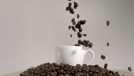 Coffee-beans-dropping-in-cup-in-super-slow-motion