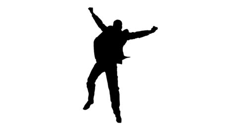 Silhouette-of-a-man-in-slow-motion-jumping