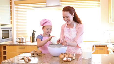 Mutter-Und-Tochter-Kochen