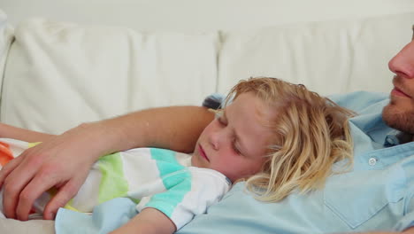 Father-and-son-sleeping-together