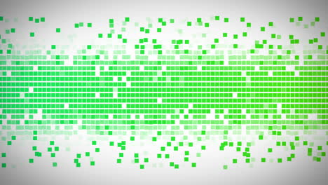 Green-and-light-green-square-moving-fast