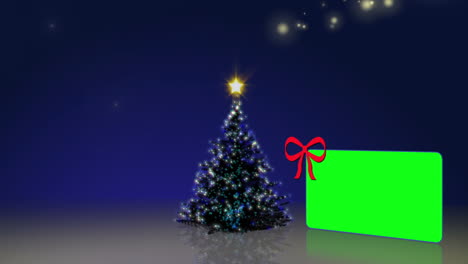 árbol-De-Navidad-Con-Animación-De-Pantallas-Verdes