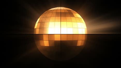 Orange-disco-ball