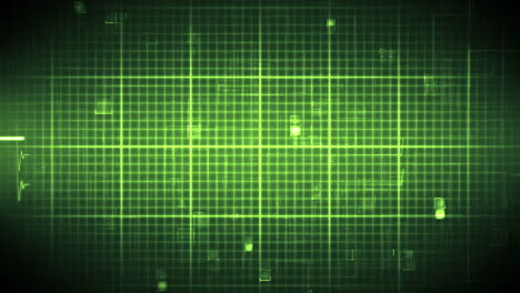 Green-ECG-on-moving-background