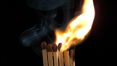 Burning-matches