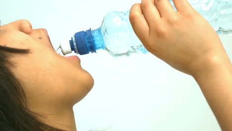 Woman-drinking-water-