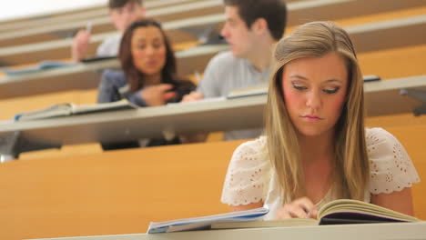 Schüler-Sitzen-Beim-Lernen-