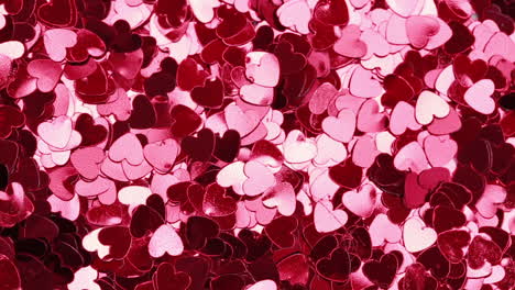 Pink-heart-shaped-confetti