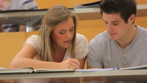 Two-students-working-in-team