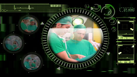 Hand-selecting-various-surgical-videos-from-menu