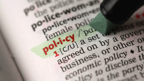 Definition-of-policy